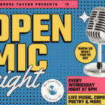 Open mic night with live performances every Wednesday.