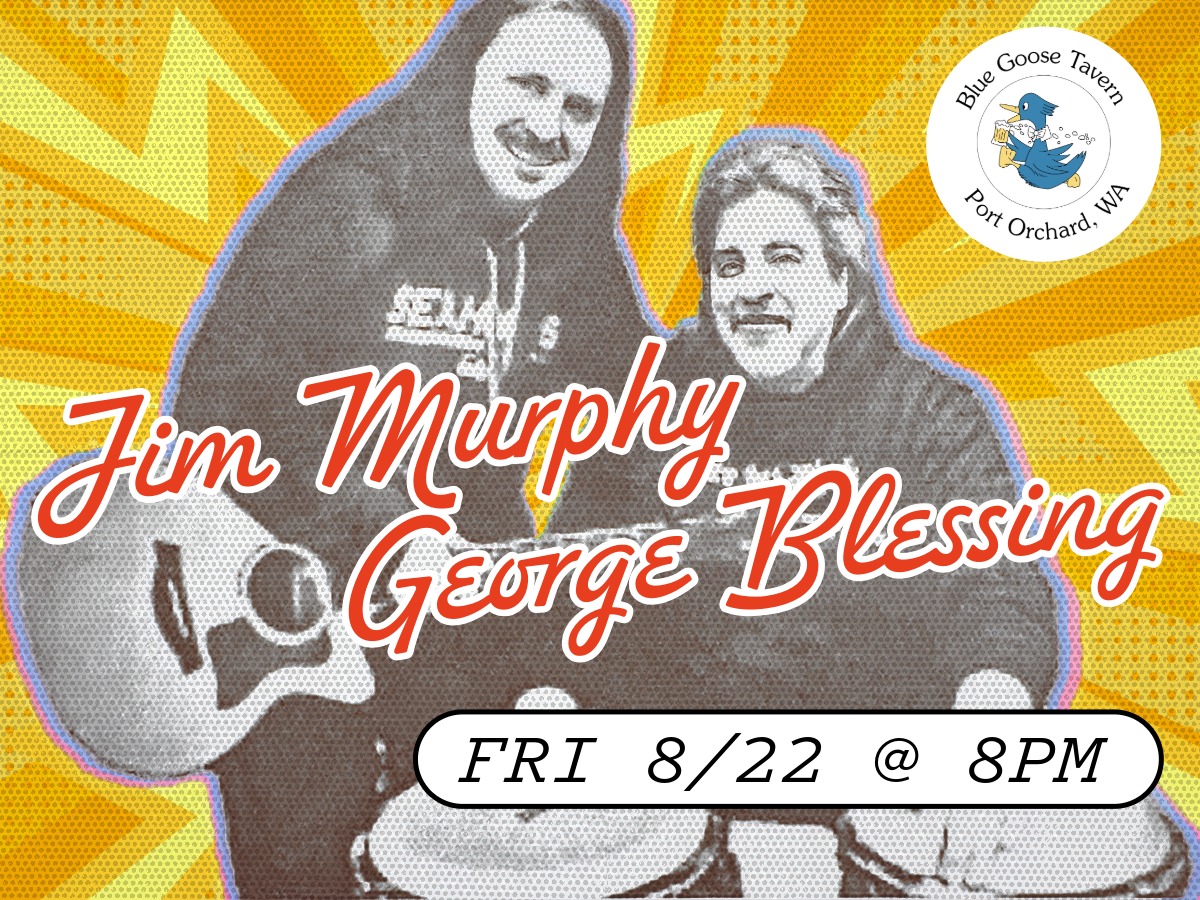 Jim Murphy and George Blessing at Blue Goose Tavern