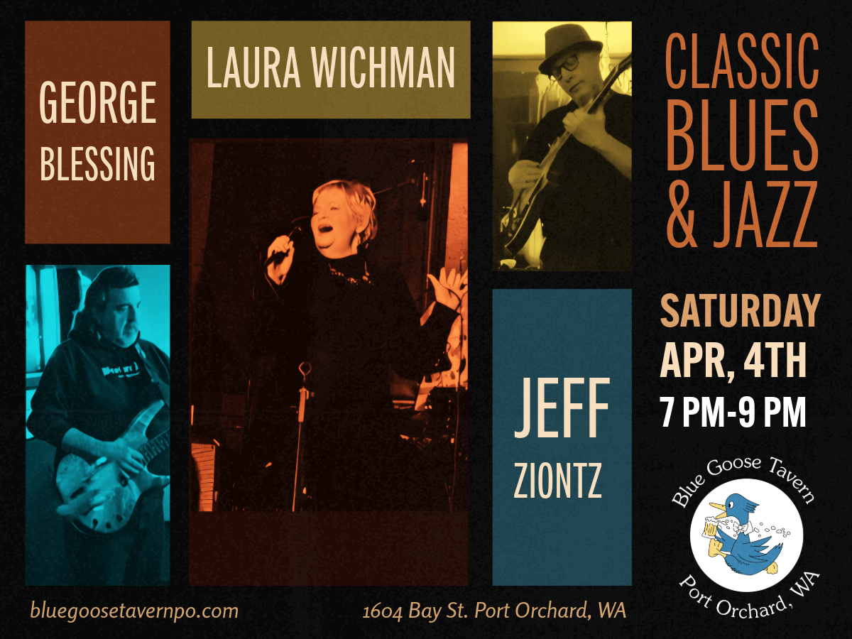 Music event poster with musicians and details.